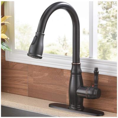 SHACO Antique Single Handle Pull Down Sprayer Oil Rubbed Bronze Kitche...