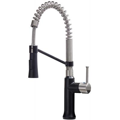 SHACO Modern Free Lead Pull Down Sprayer Spring Kitchen Faucet, Single...